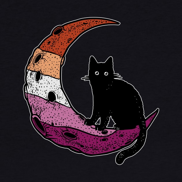 Lesbian Cat Moon by Psitta